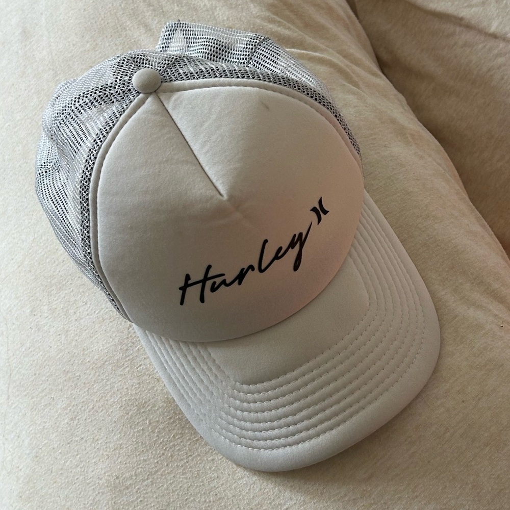 Hurley White Snapback Hat